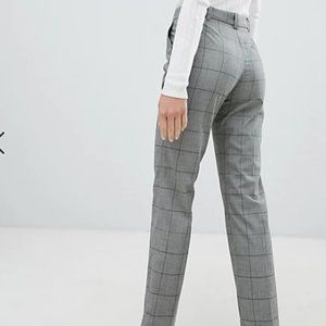 Mango Check Pants - SIZE 6
